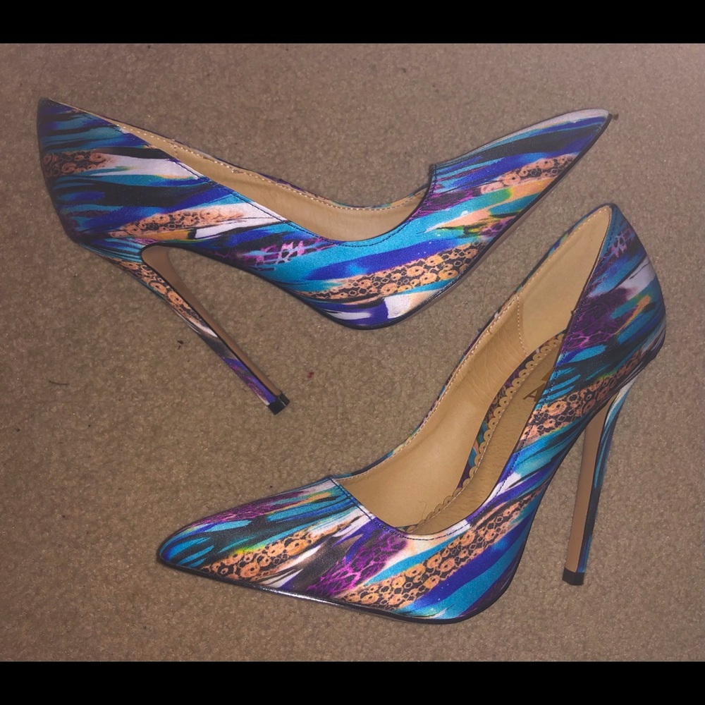 Alba Jamie Fuchsia Pointy Toe Stiletto Heels